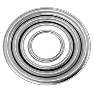5/8" x 3" Gois Stainless Invisible Weld Rings